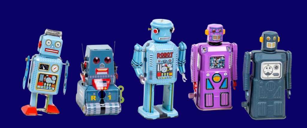 Picture of toy robots