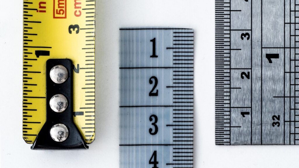 An image of tape measures to illustrate measurement in marketing