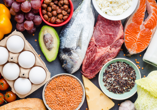 An image of healthy and nutritious food options