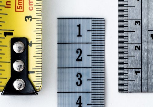 An image of tape measures to illustrate measurement in marketing